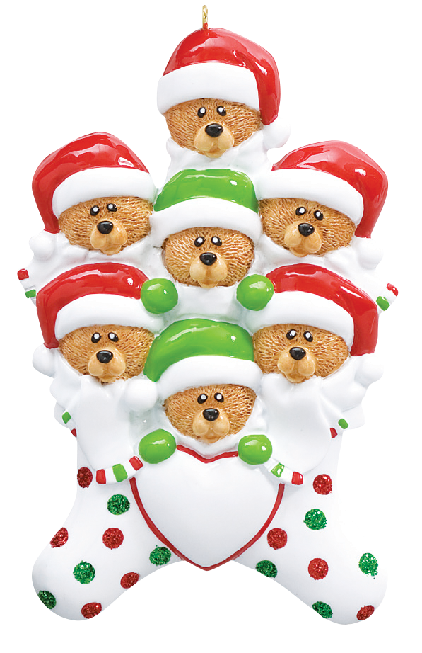Seven Bears in Stocking