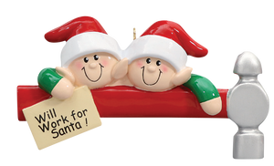 Elves Couple Ornament