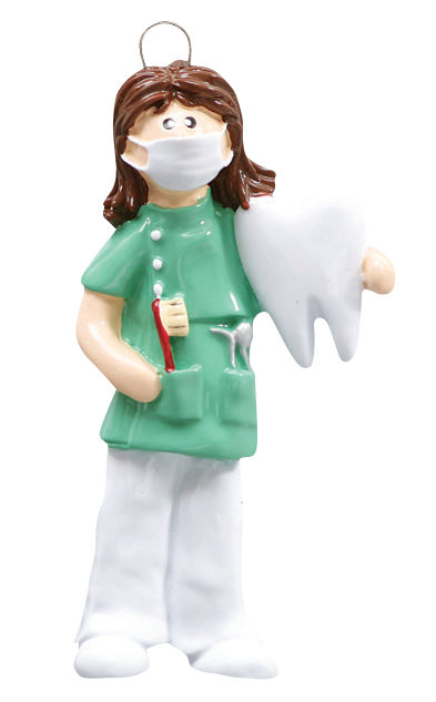 Dentist/Dental Hygienist Female Christmas Ornament