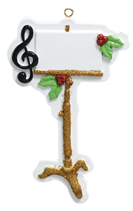 Musical Stand Christmas Ornament