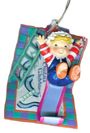 Chutes & Ladders Children's Board Game Christmas Ornament