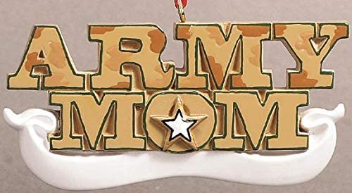 Army Mom Christmas Ornament