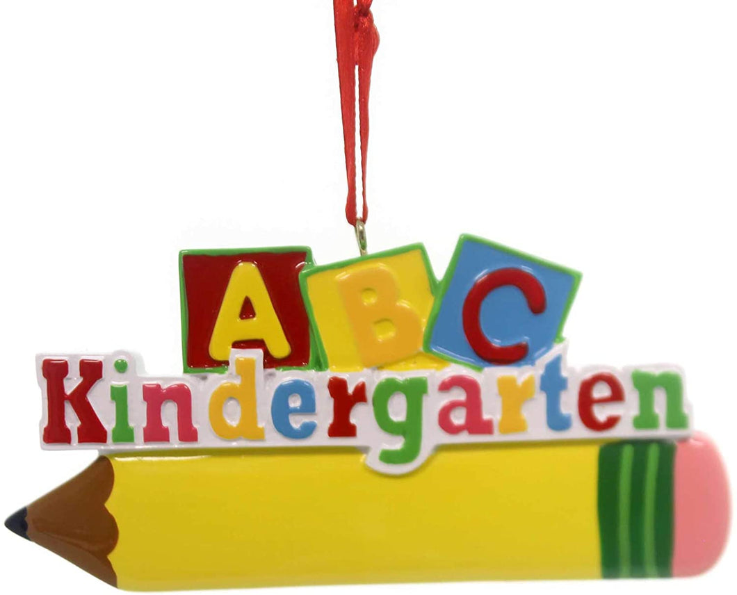 ABC Kindergarten Pencil Ornament