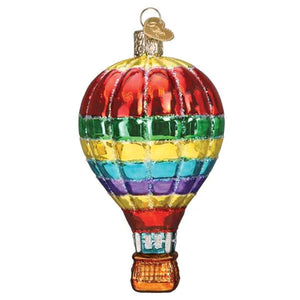 Old World Hot Air Ballon Christmas Ornament