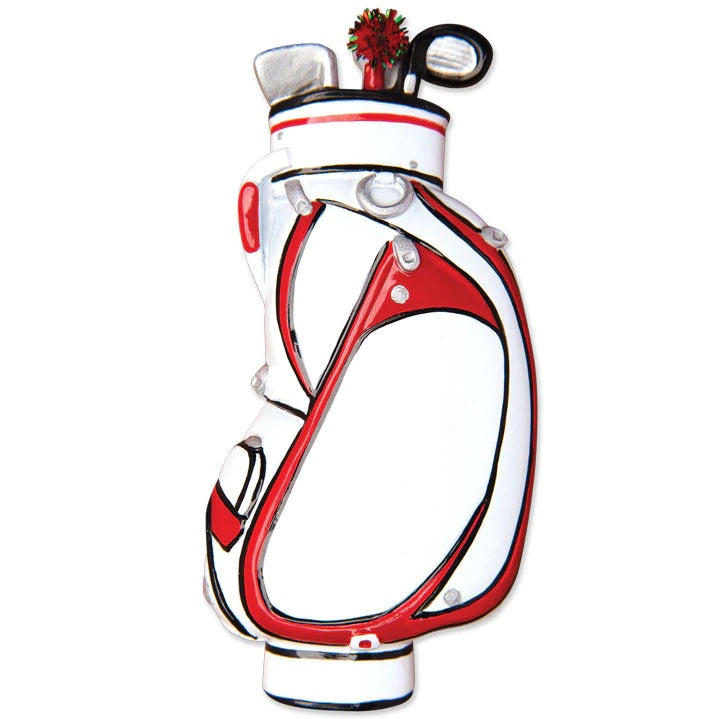 Golf Bag Personalize Christmas Ornament