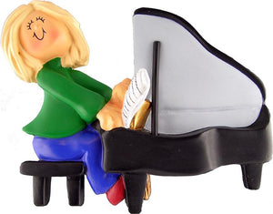 Blonde Piano Player