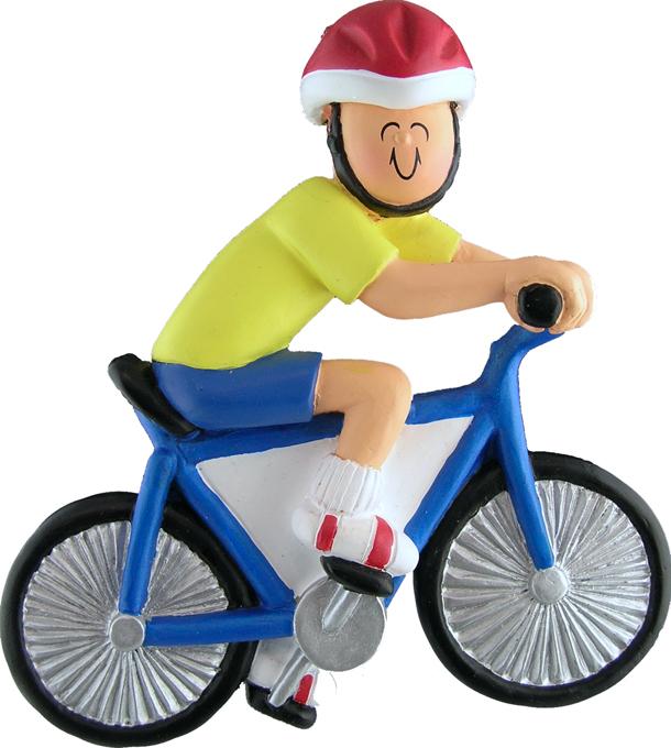 Bike Rider Ornament