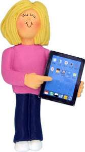 Touch Tablet Female Ornament