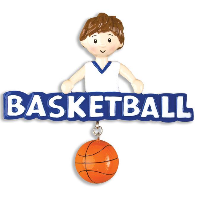Basketball Boy with Basketball Dangle