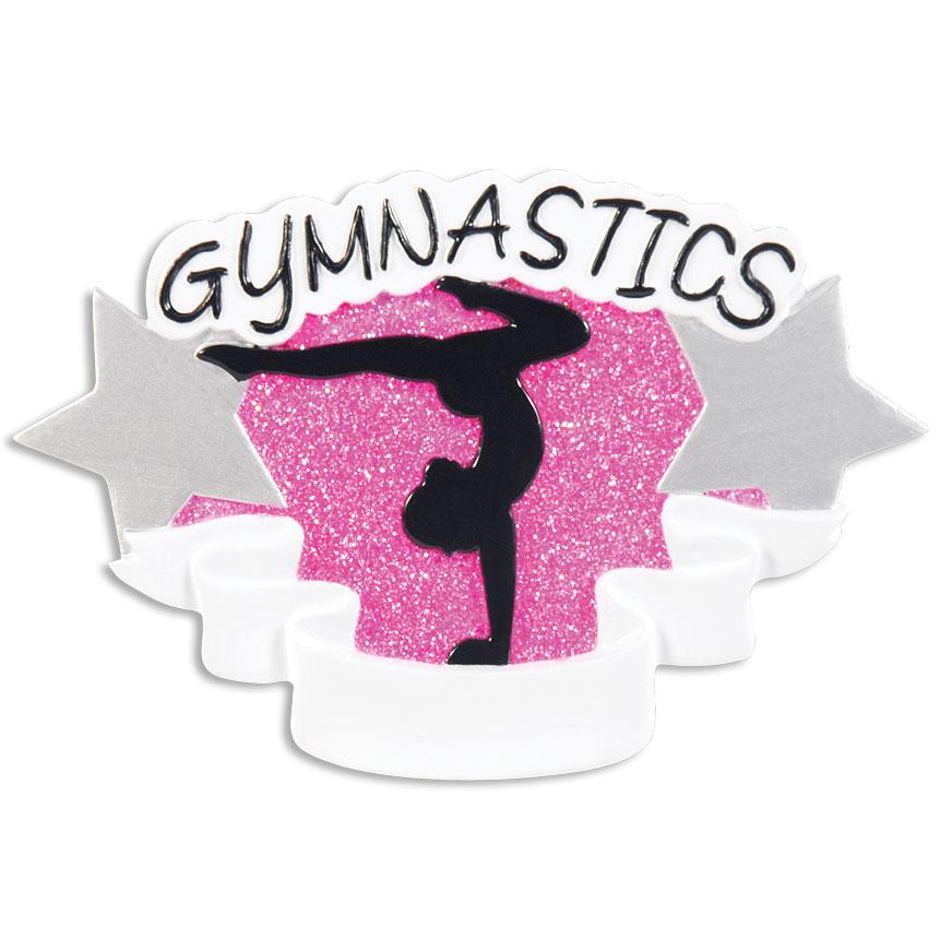 Pink Glitter Gymnast