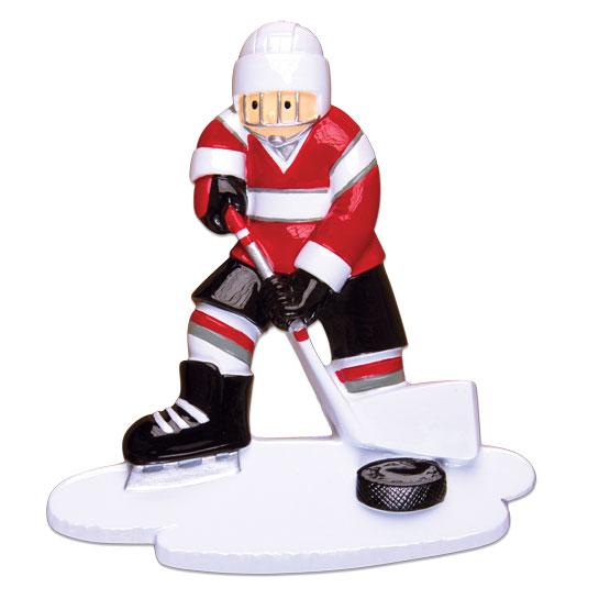 Hockey-Boy Christmas Ornament