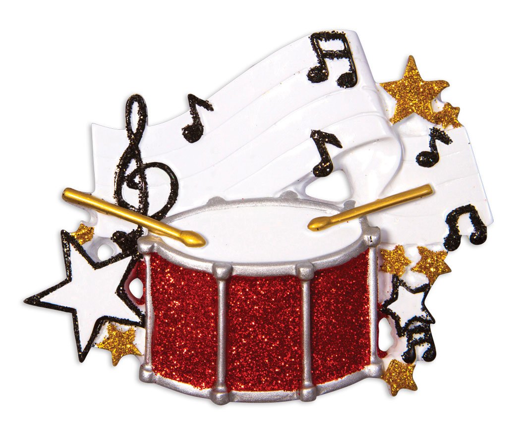 Marching Band Drum Christmas Ornament