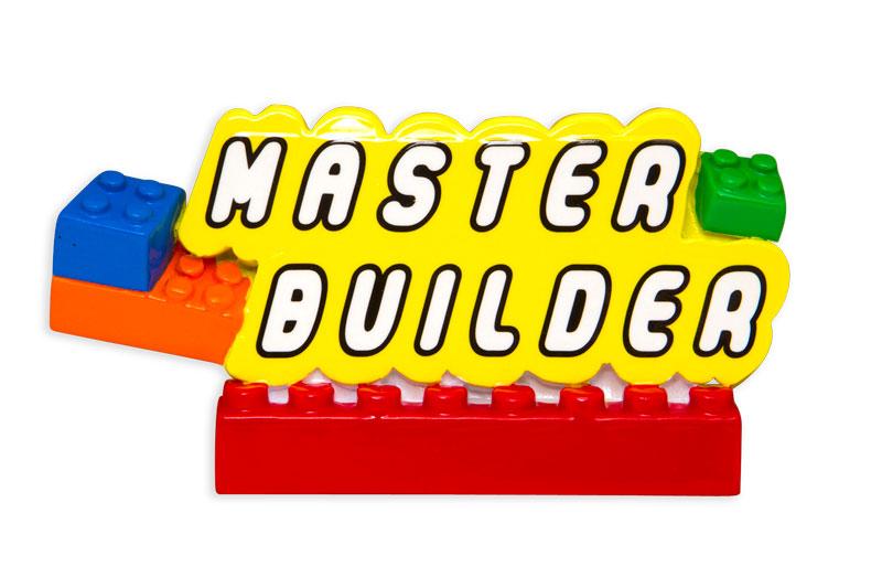 Lego Master Builder Christmas Ornament