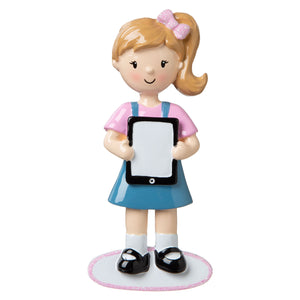 Girl with Tablet/Ipad