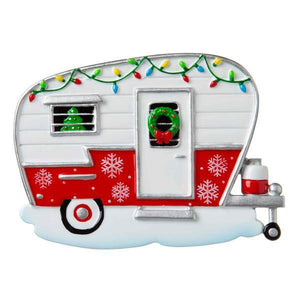 Christmas Camper with Lights