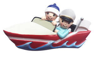 Boating Family of 2 Personalized