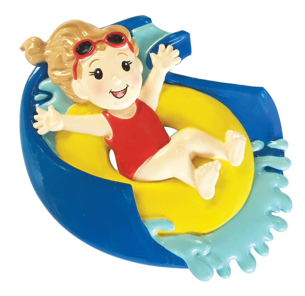 Water Slide Girl Personalized