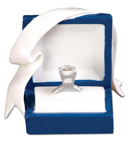Diamond Ring in a Box Ornament