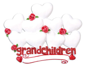 Grandparents of 9 Grandchildren Ornament