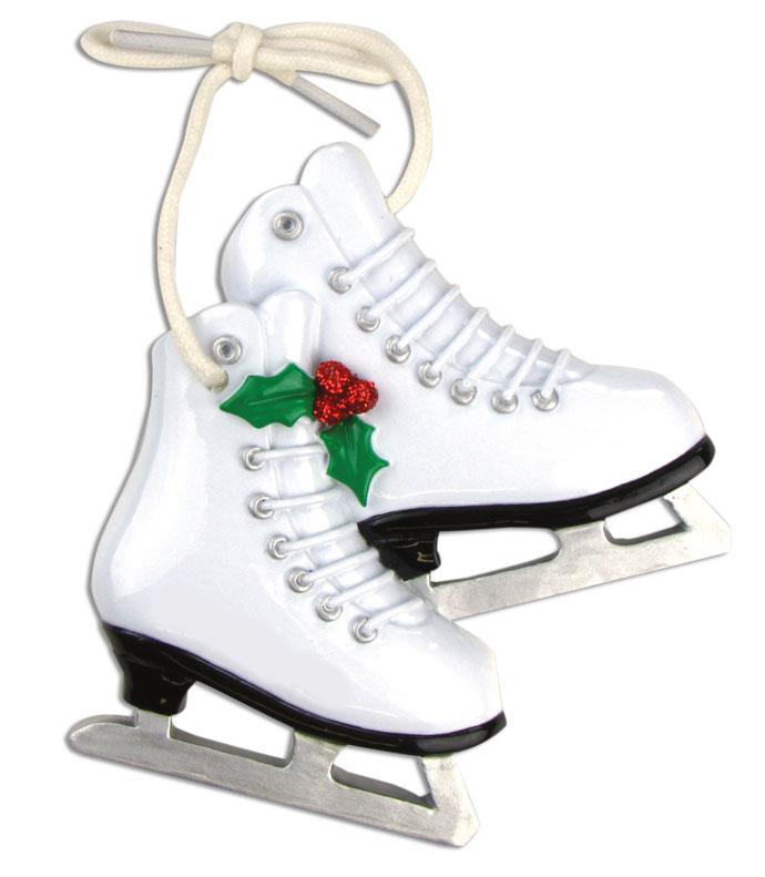 Ice Skates Christmas Ornament