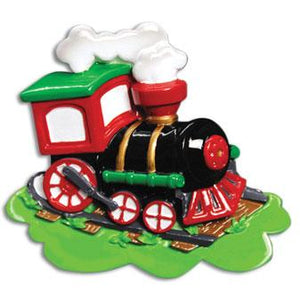 ChooChoo Train Personalize Christmas Ornament