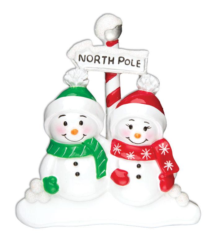Northpole Snowman Couple