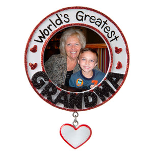World's Greast Grandma Christmas Frame