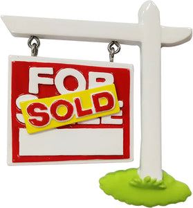 For Sale/SOLD Sign Ornament