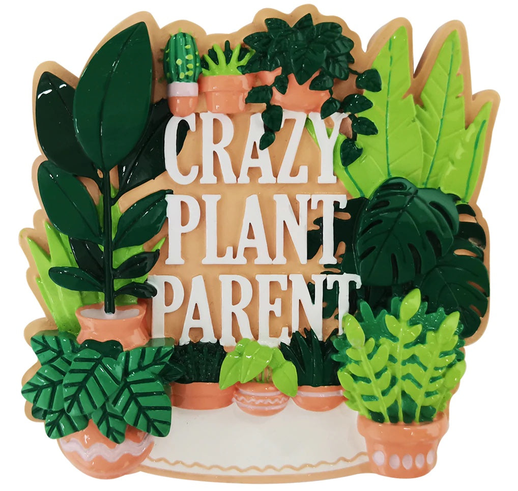 Crazy Plant Parent/Plant Lover Personalize Christmas Ornament