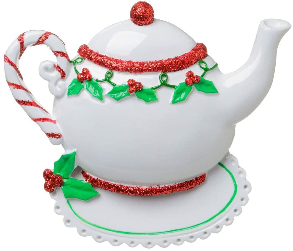 Christmas Teapot/Tea Room Ornament