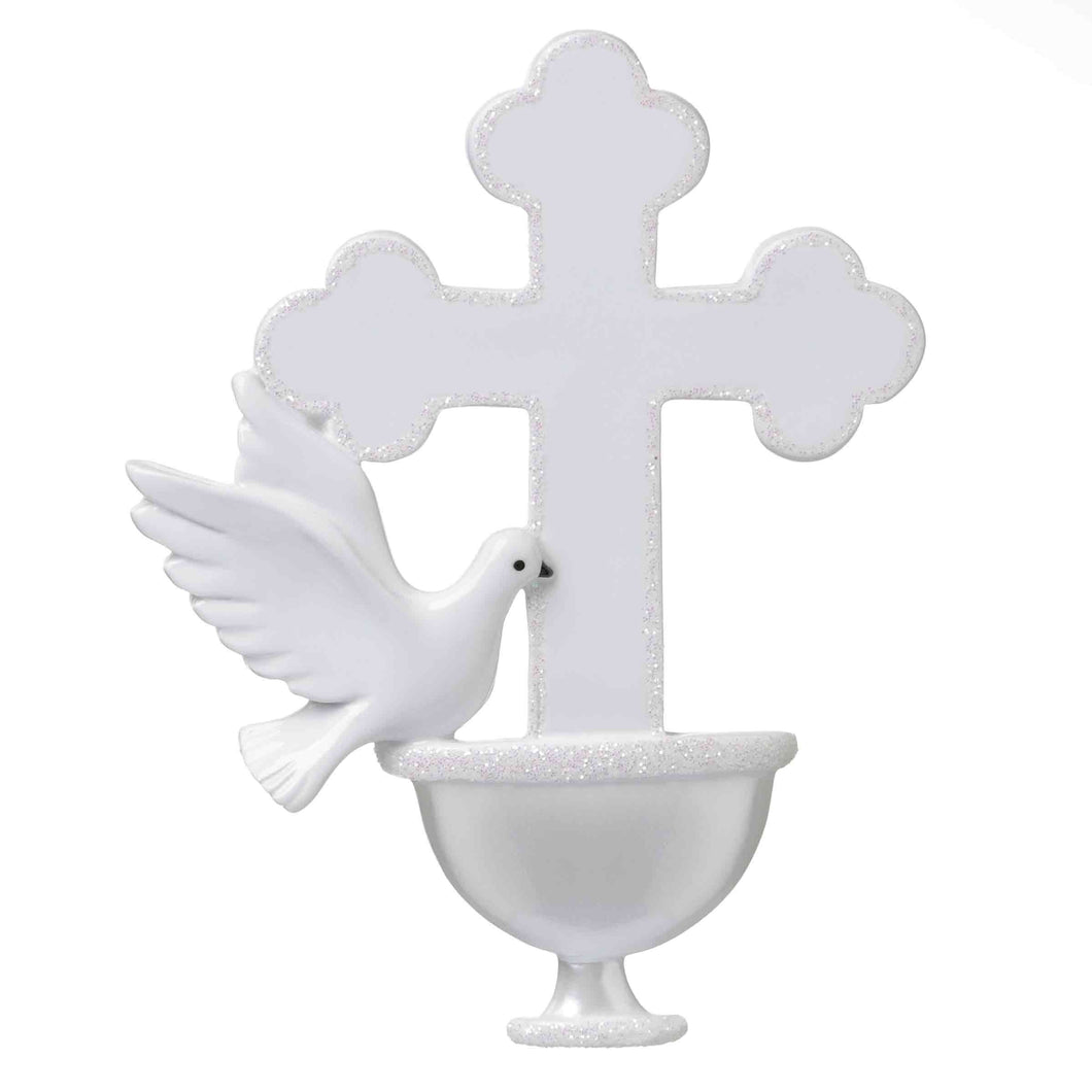 Baptism. Cross. Dove, Religious Ornaments