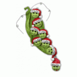 8 Peas in a Pod Ornament