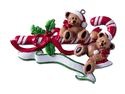 Two Bears on a Candy Cane