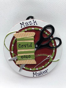 Mask Maker Sewing Ornament